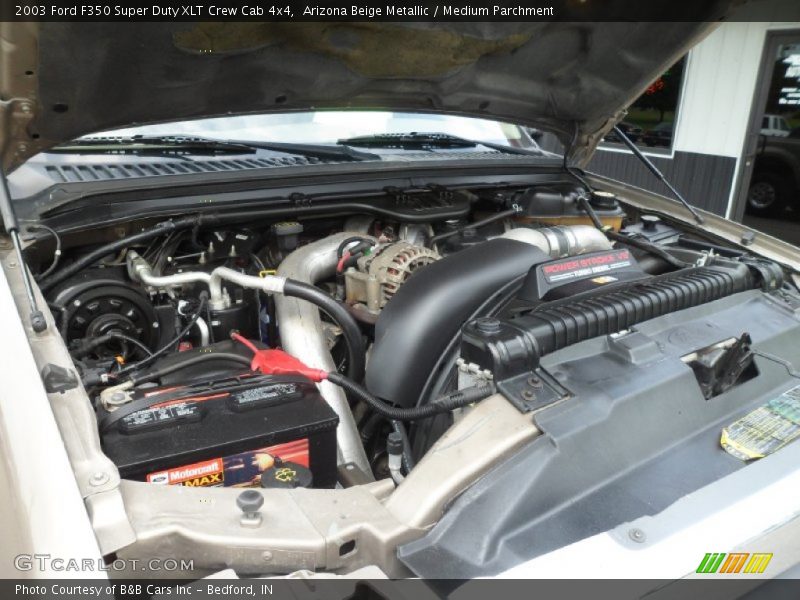 Arizona Beige Metallic / Medium Parchment 2003 Ford F350 Super Duty XLT Crew Cab 4x4