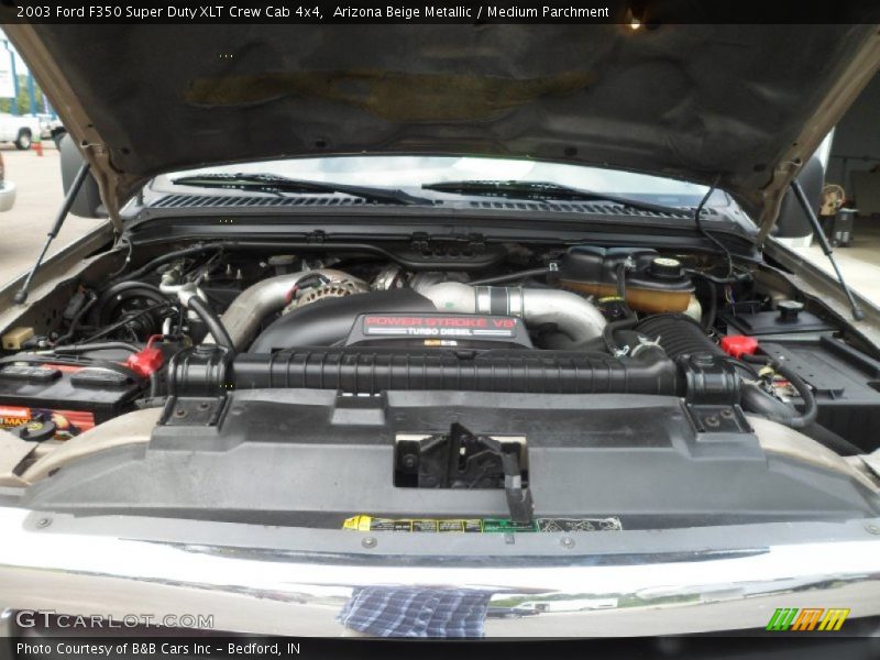 Arizona Beige Metallic / Medium Parchment 2003 Ford F350 Super Duty XLT Crew Cab 4x4