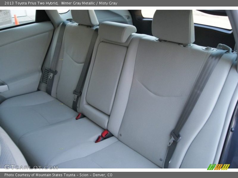 Winter Gray Metallic / Misty Gray 2013 Toyota Prius Two Hybrid