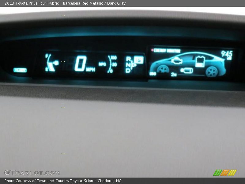 Barcelona Red Metallic / Dark Gray 2013 Toyota Prius Four Hybrid