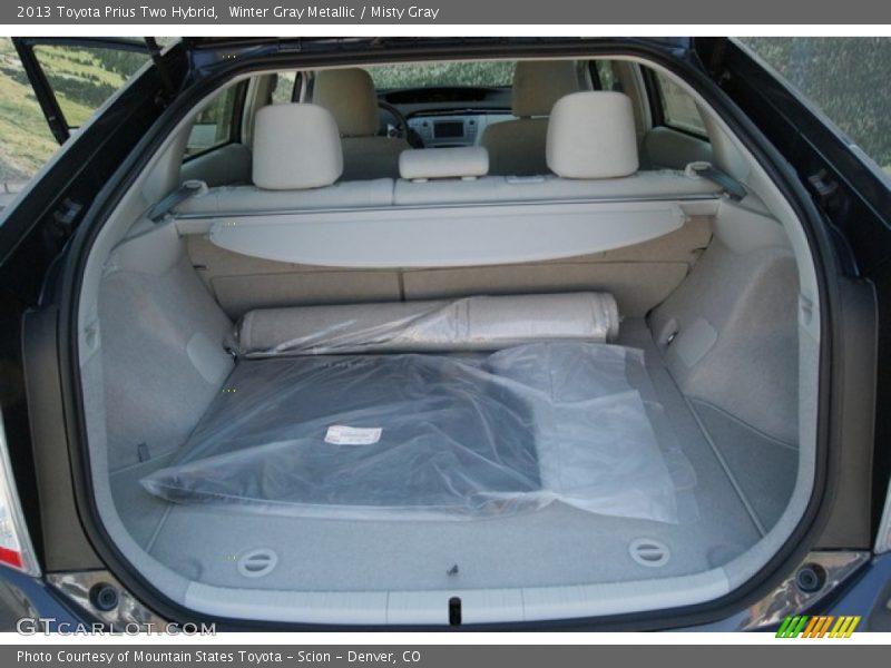 Winter Gray Metallic / Misty Gray 2013 Toyota Prius Two Hybrid