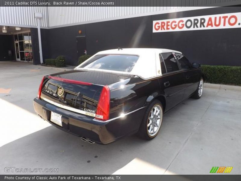 Black Raven / Shale/Cocoa Accents 2011 Cadillac DTS Luxury
