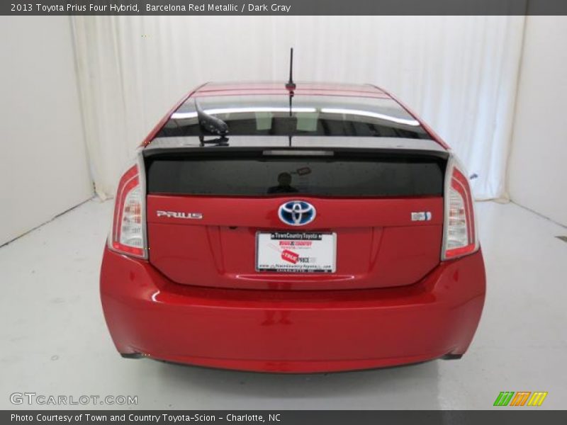 Barcelona Red Metallic / Dark Gray 2013 Toyota Prius Four Hybrid