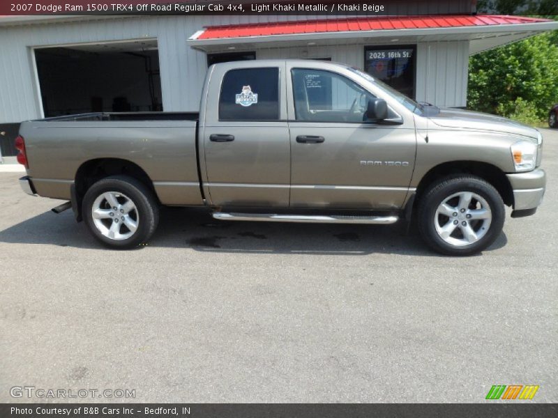 Light Khaki Metallic / Khaki Beige 2007 Dodge Ram 1500 TRX4 Off Road Regular Cab 4x4