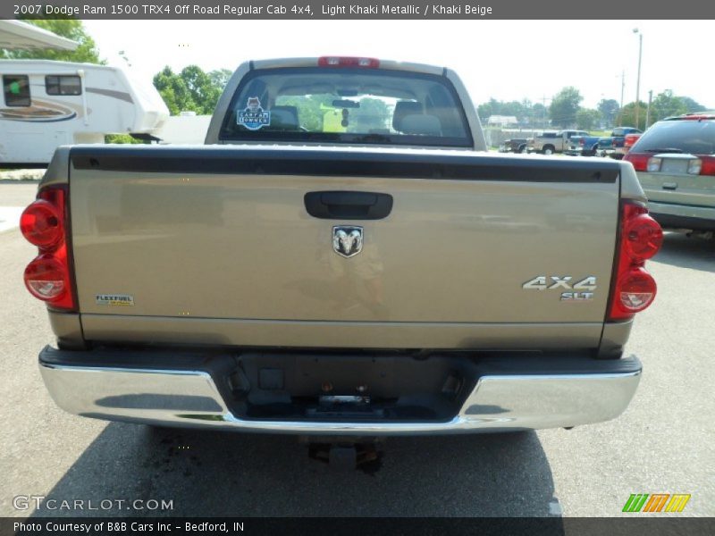 Light Khaki Metallic / Khaki Beige 2007 Dodge Ram 1500 TRX4 Off Road Regular Cab 4x4