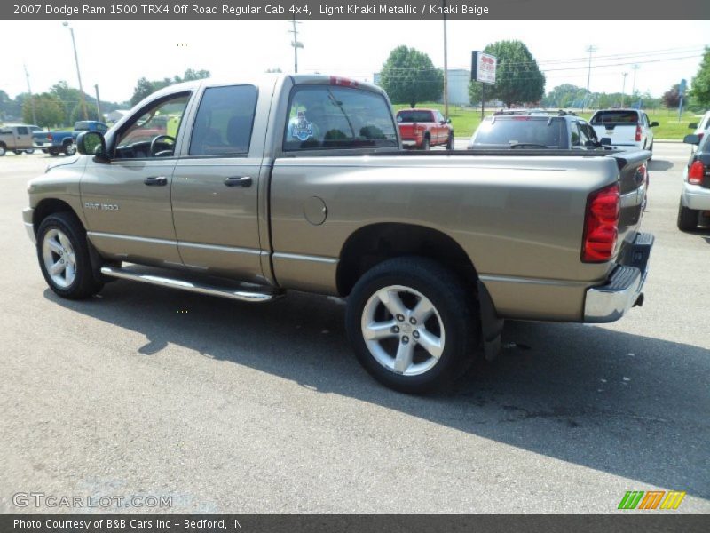 Light Khaki Metallic / Khaki Beige 2007 Dodge Ram 1500 TRX4 Off Road Regular Cab 4x4