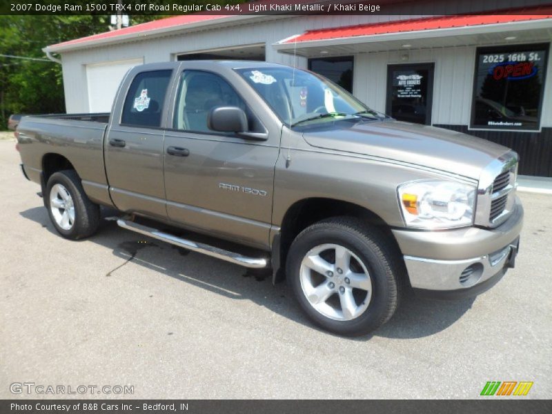 Light Khaki Metallic / Khaki Beige 2007 Dodge Ram 1500 TRX4 Off Road Regular Cab 4x4
