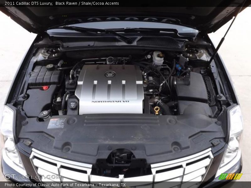 Black Raven / Shale/Cocoa Accents 2011 Cadillac DTS Luxury