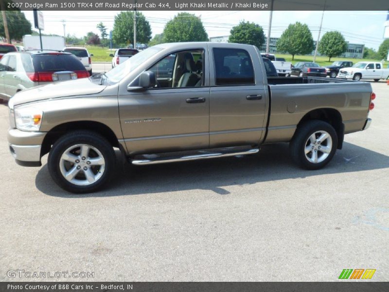 Light Khaki Metallic / Khaki Beige 2007 Dodge Ram 1500 TRX4 Off Road Regular Cab 4x4