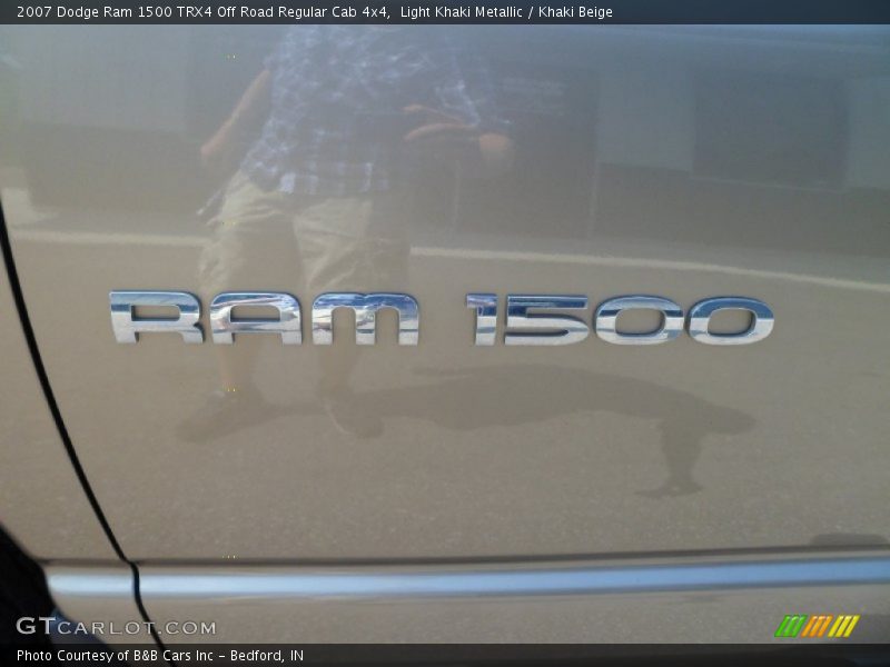 Light Khaki Metallic / Khaki Beige 2007 Dodge Ram 1500 TRX4 Off Road Regular Cab 4x4