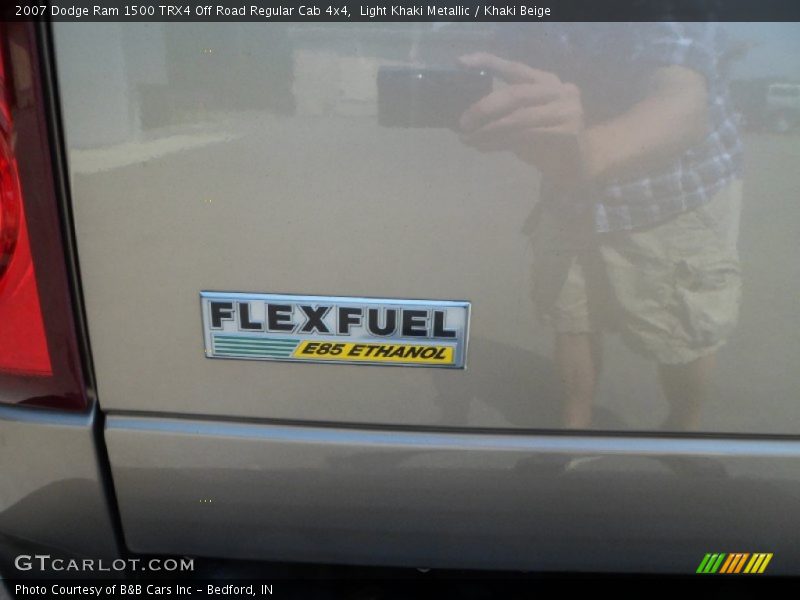 Light Khaki Metallic / Khaki Beige 2007 Dodge Ram 1500 TRX4 Off Road Regular Cab 4x4