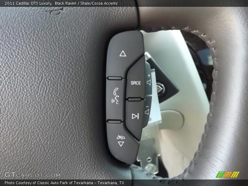 Black Raven / Shale/Cocoa Accents 2011 Cadillac DTS Luxury