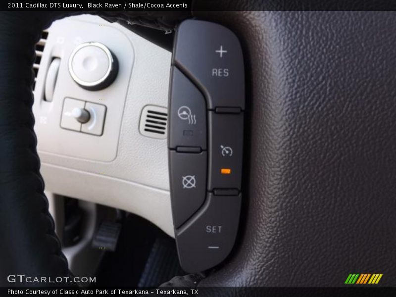 Black Raven / Shale/Cocoa Accents 2011 Cadillac DTS Luxury
