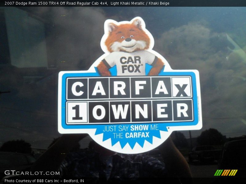 Light Khaki Metallic / Khaki Beige 2007 Dodge Ram 1500 TRX4 Off Road Regular Cab 4x4