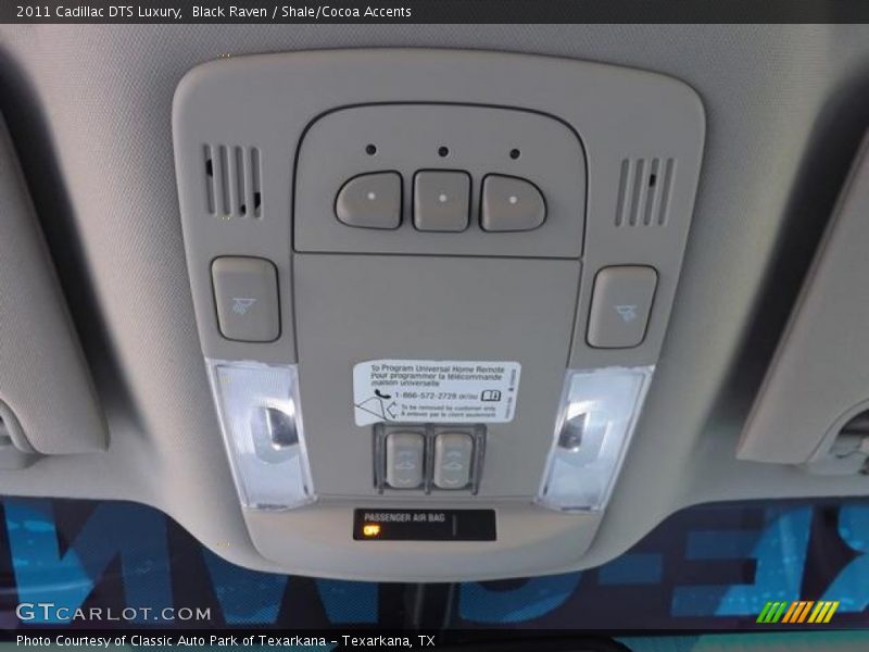 Black Raven / Shale/Cocoa Accents 2011 Cadillac DTS Luxury