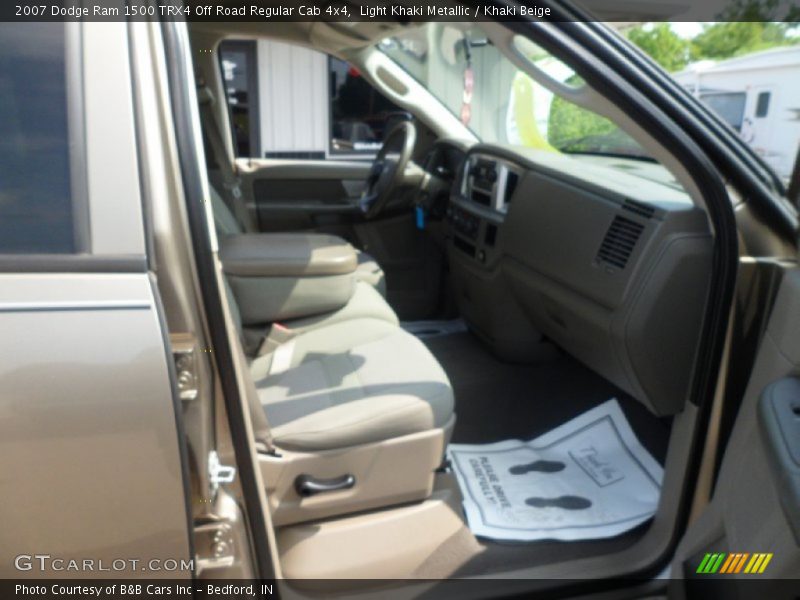 Light Khaki Metallic / Khaki Beige 2007 Dodge Ram 1500 TRX4 Off Road Regular Cab 4x4