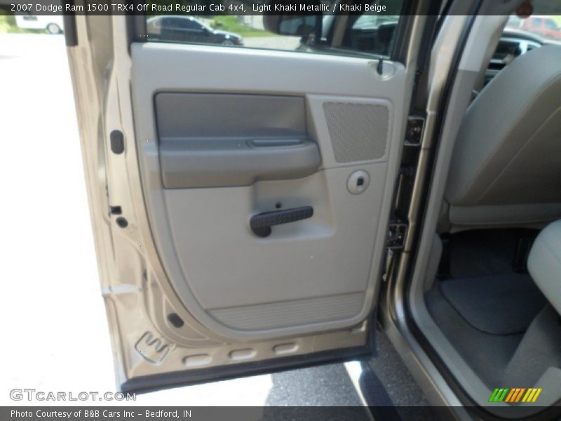 Light Khaki Metallic / Khaki Beige 2007 Dodge Ram 1500 TRX4 Off Road Regular Cab 4x4
