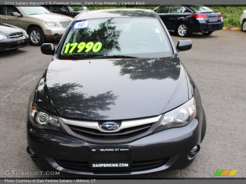 Dark Gray Metallic / Carbon Black 2010 Subaru Impreza 2.5i Premium Sedan
