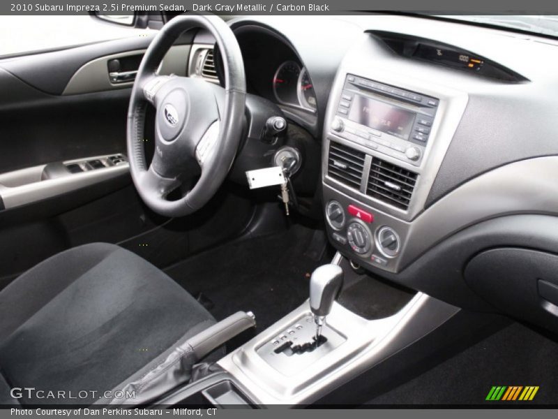 Dark Gray Metallic / Carbon Black 2010 Subaru Impreza 2.5i Premium Sedan