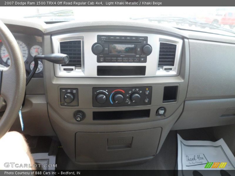 Light Khaki Metallic / Khaki Beige 2007 Dodge Ram 1500 TRX4 Off Road Regular Cab 4x4