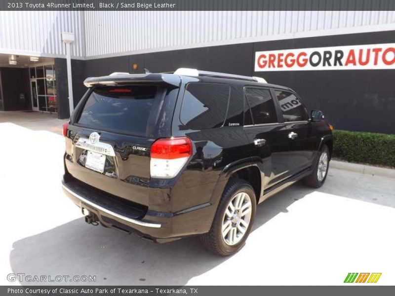 Black / Sand Beige Leather 2013 Toyota 4Runner Limited