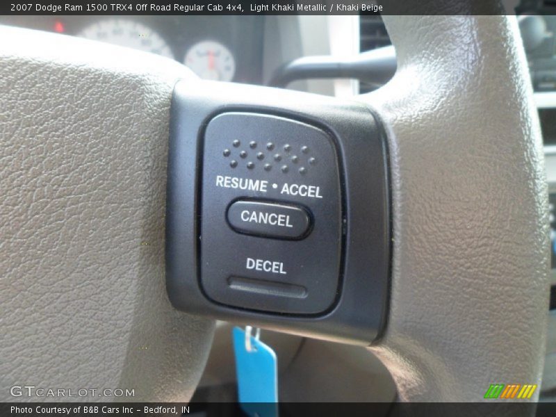 Light Khaki Metallic / Khaki Beige 2007 Dodge Ram 1500 TRX4 Off Road Regular Cab 4x4