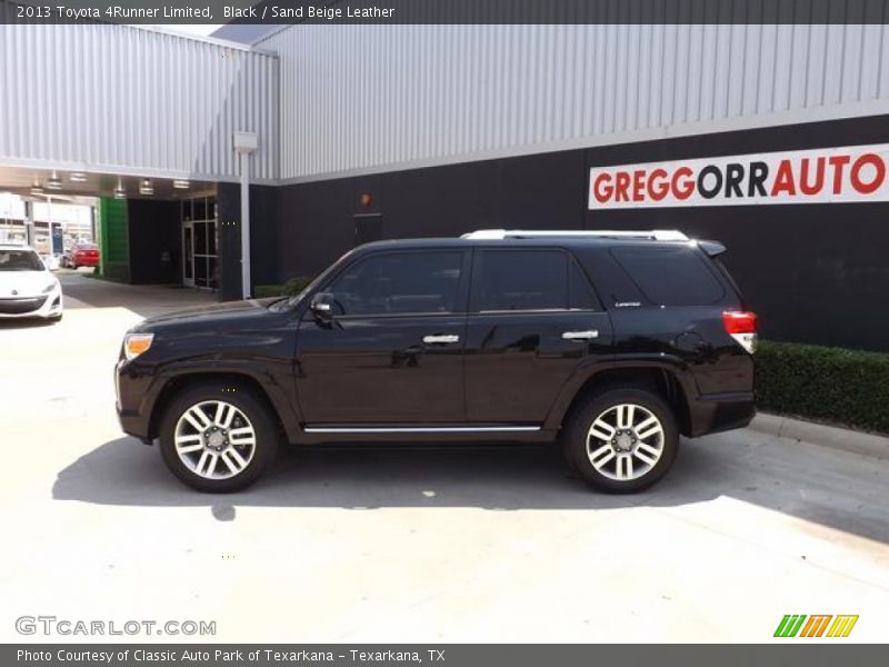 Black / Sand Beige Leather 2013 Toyota 4Runner Limited