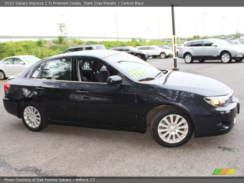 Dark Gray Metallic / Carbon Black 2010 Subaru Impreza 2.5i Premium Sedan