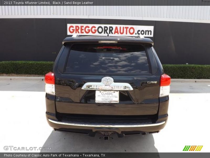 Black / Sand Beige Leather 2013 Toyota 4Runner Limited