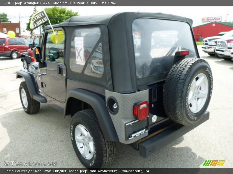 Midnight Blue Pearl / Dark Slate Gray 2006 Jeep Wrangler X 4x4