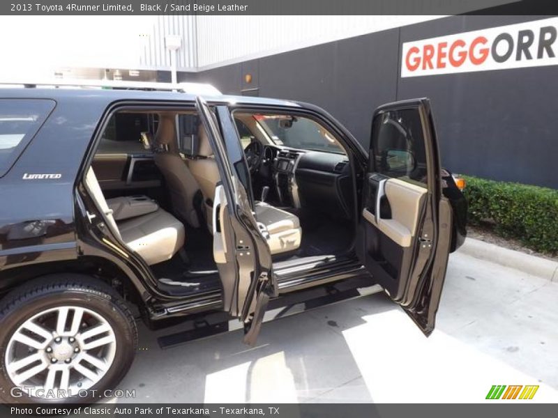Black / Sand Beige Leather 2013 Toyota 4Runner Limited