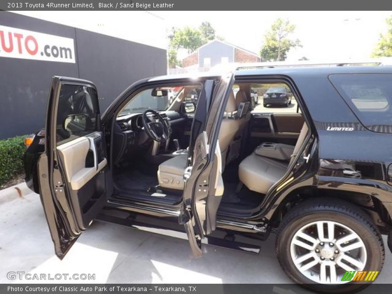 Black / Sand Beige Leather 2013 Toyota 4Runner Limited