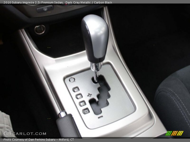 Dark Gray Metallic / Carbon Black 2010 Subaru Impreza 2.5i Premium Sedan