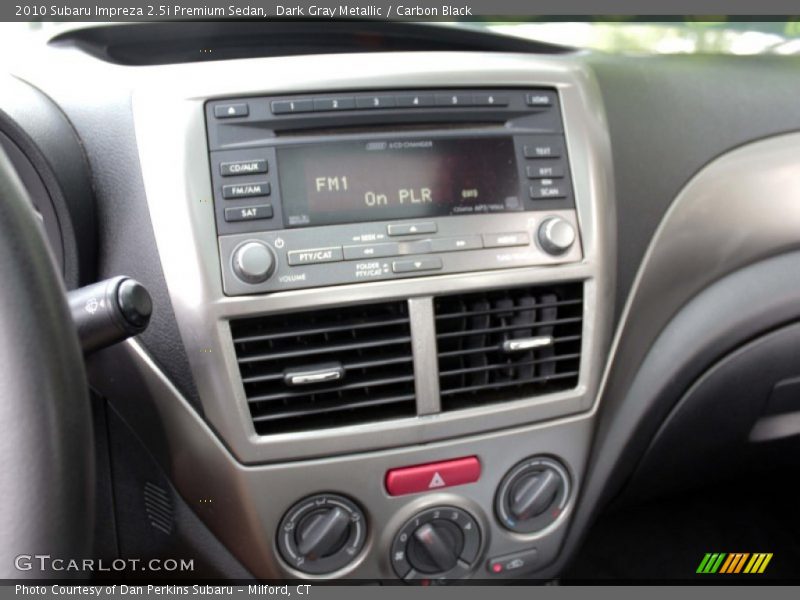 Dark Gray Metallic / Carbon Black 2010 Subaru Impreza 2.5i Premium Sedan