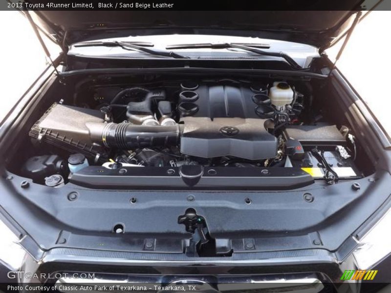 Black / Sand Beige Leather 2013 Toyota 4Runner Limited