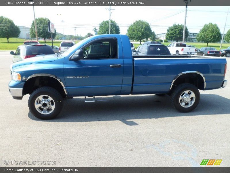 Atlantic Blue Pearl / Dark Slate Gray 2004 Dodge Ram 2500 SLT Regular Cab 4x4
