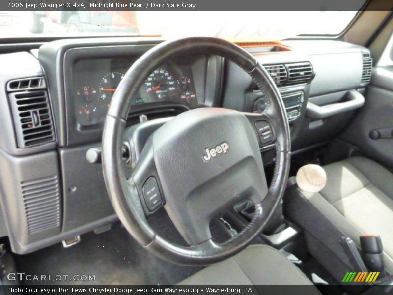 Midnight Blue Pearl / Dark Slate Gray 2006 Jeep Wrangler X 4x4