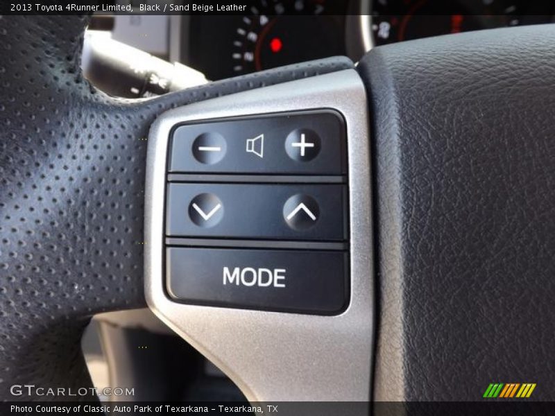 Black / Sand Beige Leather 2013 Toyota 4Runner Limited