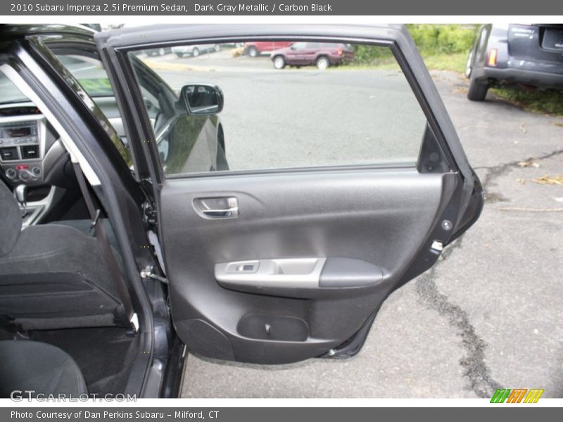 Dark Gray Metallic / Carbon Black 2010 Subaru Impreza 2.5i Premium Sedan