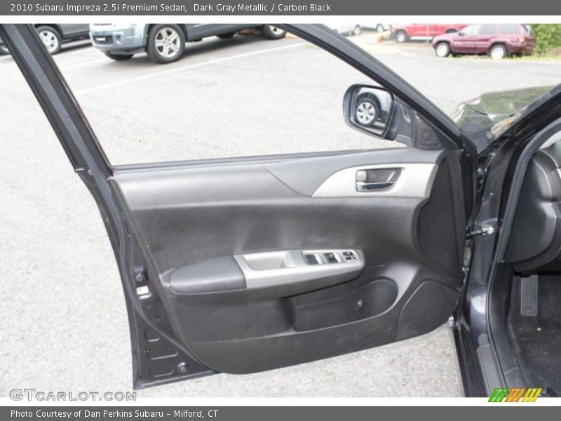 Dark Gray Metallic / Carbon Black 2010 Subaru Impreza 2.5i Premium Sedan