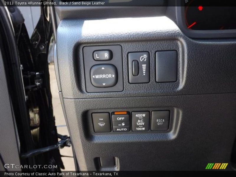 Black / Sand Beige Leather 2013 Toyota 4Runner Limited