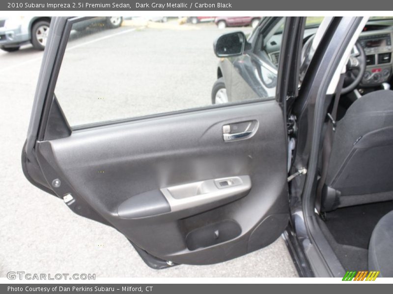 Dark Gray Metallic / Carbon Black 2010 Subaru Impreza 2.5i Premium Sedan