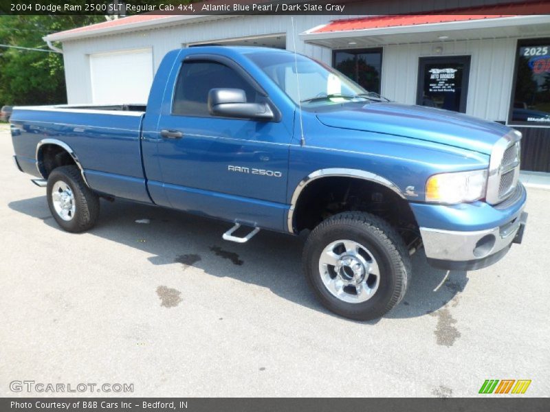 Atlantic Blue Pearl / Dark Slate Gray 2004 Dodge Ram 2500 SLT Regular Cab 4x4