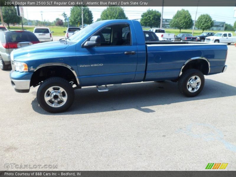 Atlantic Blue Pearl / Dark Slate Gray 2004 Dodge Ram 2500 SLT Regular Cab 4x4