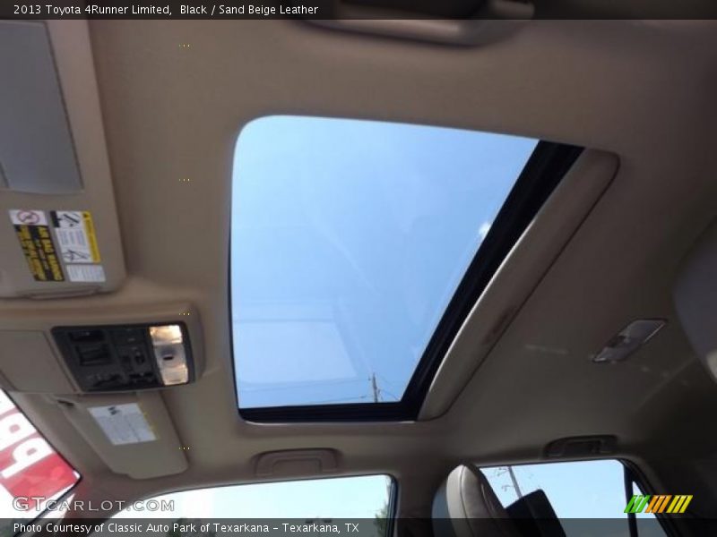 Black / Sand Beige Leather 2013 Toyota 4Runner Limited