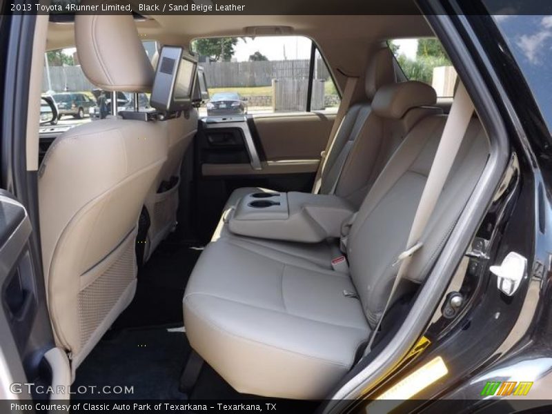 Black / Sand Beige Leather 2013 Toyota 4Runner Limited
