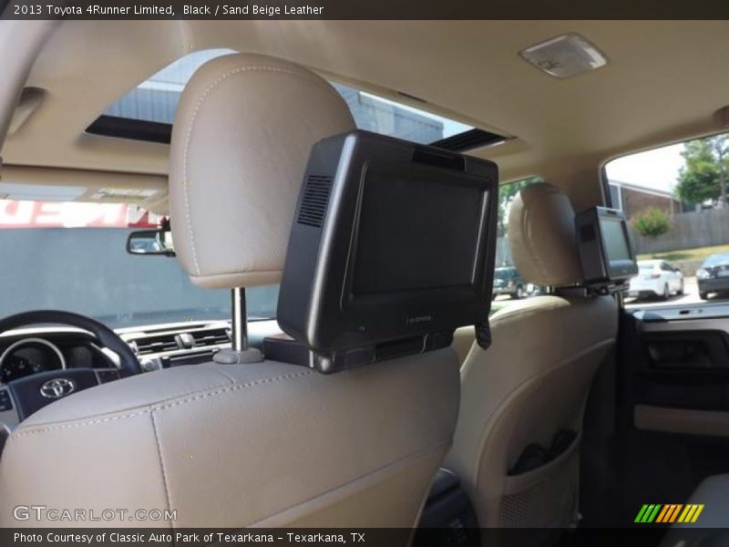 Black / Sand Beige Leather 2013 Toyota 4Runner Limited