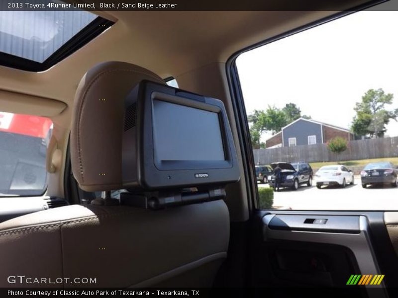 Black / Sand Beige Leather 2013 Toyota 4Runner Limited