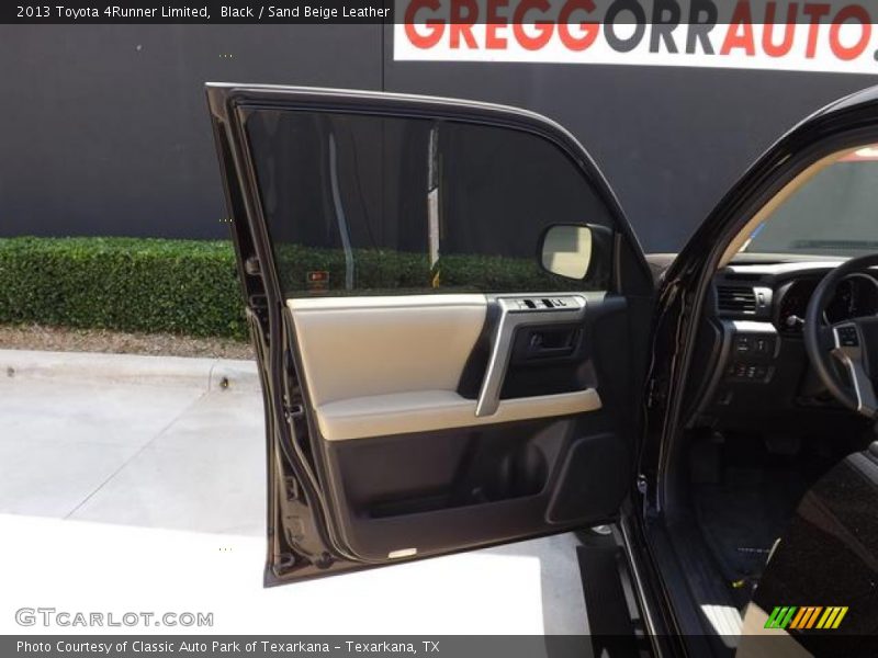 Black / Sand Beige Leather 2013 Toyota 4Runner Limited