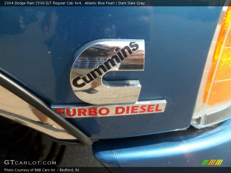 Atlantic Blue Pearl / Dark Slate Gray 2004 Dodge Ram 2500 SLT Regular Cab 4x4